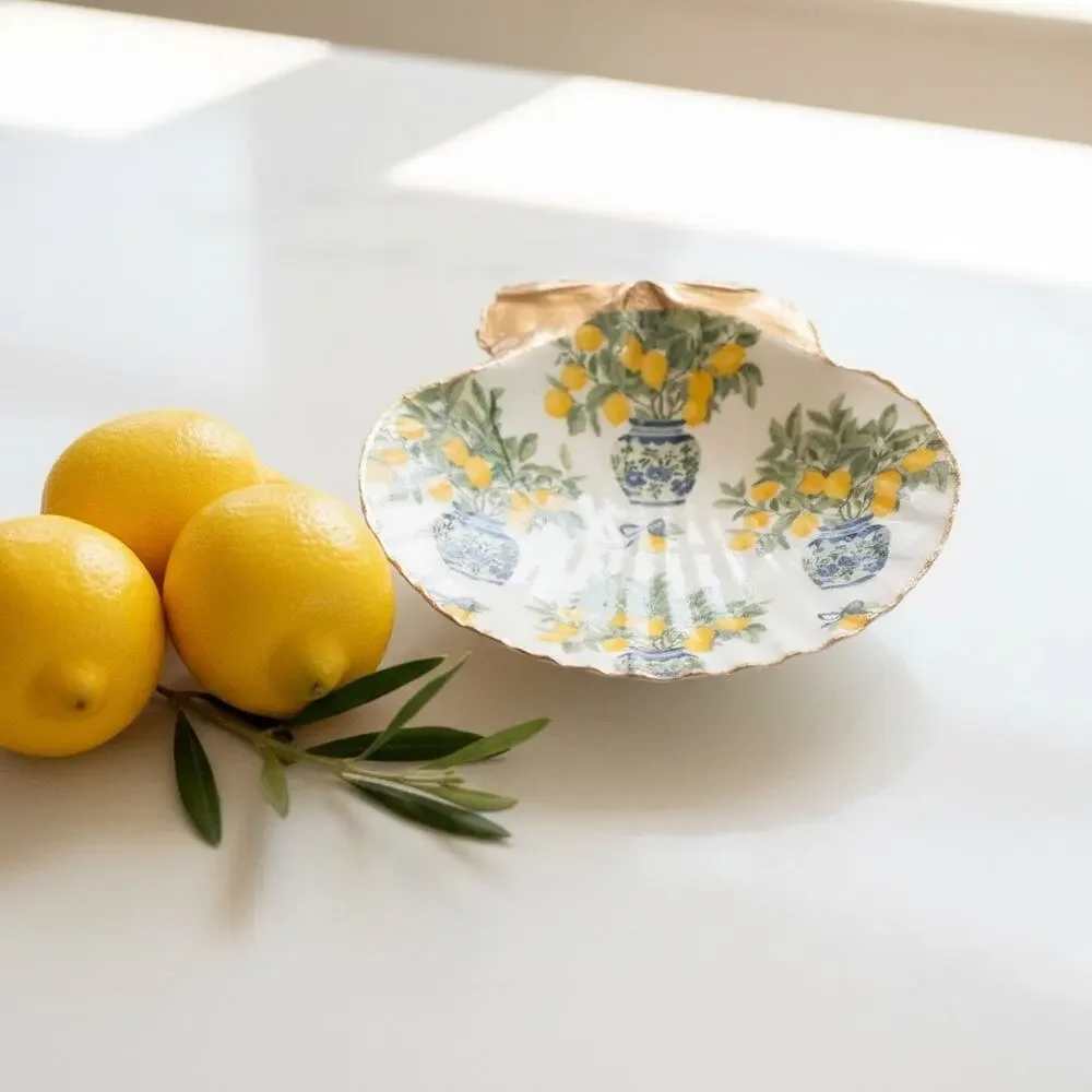 Handmade chinoiserie lemon